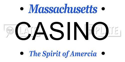 CASINO Massachusetts License Plate