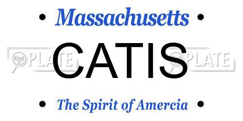 CATIS Massachusetts License Plate