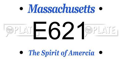 E621 Massachusetts License Plate