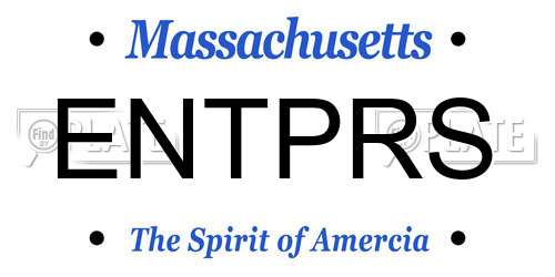 ENTPRS Massachusetts License Plate