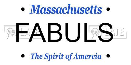 FABULS Massachusetts License Plate
