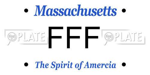 FFF Massachusetts License Plate