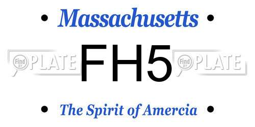 FH5 Massachusetts License Plate