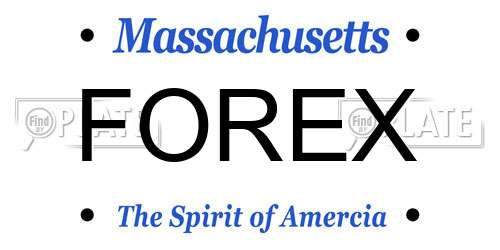 FOREX Massachusetts License Plate