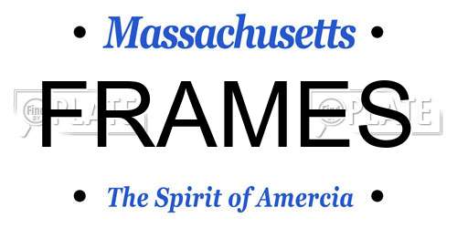 FRAMES Massachusetts License Plate