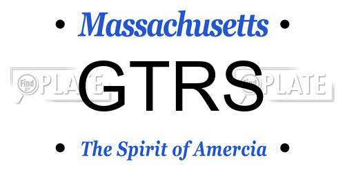 GTRS Massachusetts License Plate