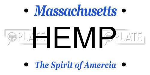 HEMP Massachusetts License Plate