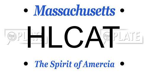 HLCAT Massachusetts License Plate