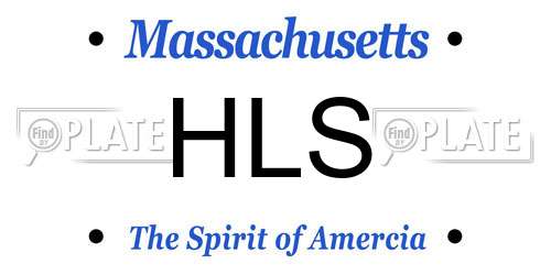 HLS Massachusetts License Plate