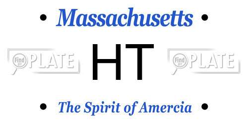 HT Massachusetts License Plate