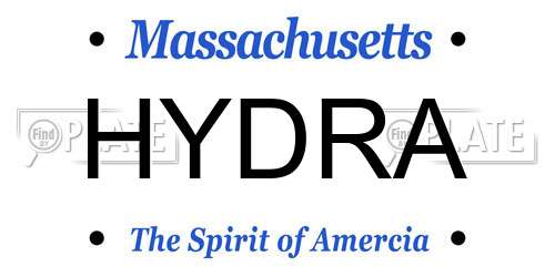 HYDRA Massachusetts License Plate