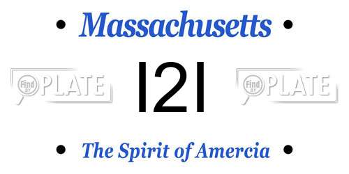 I2I Massachusetts License Plate