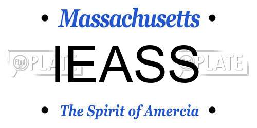 IEASS Massachusetts License Plate