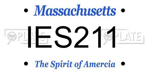IES211 Massachusetts License Plate