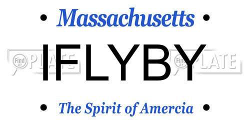 IFLYBY Massachusetts License Plate