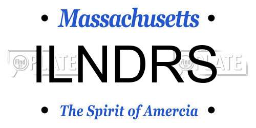 ILNDRS Massachusetts License Plate