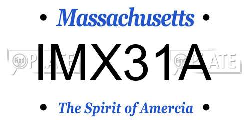 IMX31A Massachusetts License Plate
