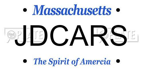 JDCARS Massachusetts License Plate