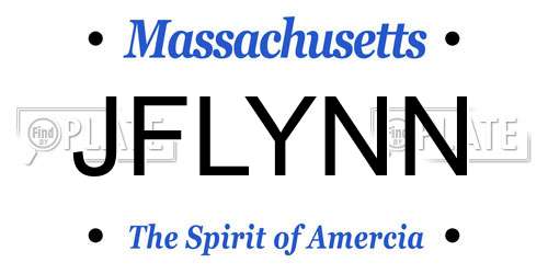 JFLYNN Massachusetts License Plate