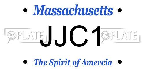 JJC1 Massachusetts License Plate