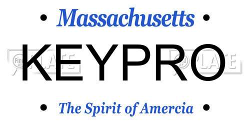 KEYPRO Massachusetts License Plate
