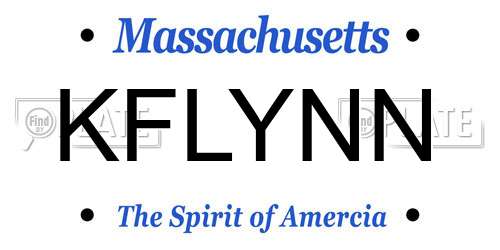 KFLYNN Massachusetts License Plate