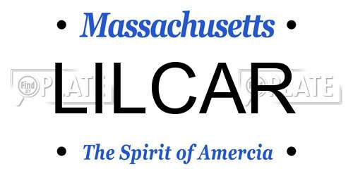 LILCAR Massachusetts License Plate