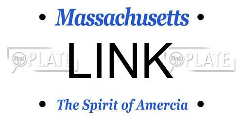 LINK Massachusetts License Plate