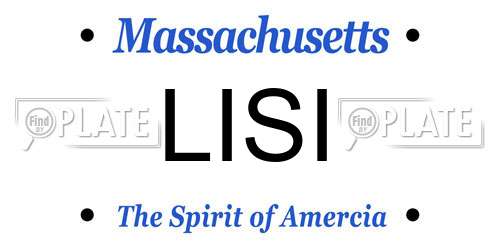 LISI Massachusetts License Plate