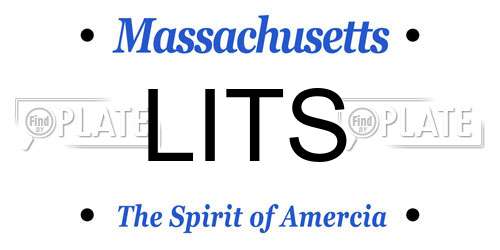 LITS Massachusetts License Plate