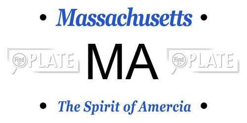 MA Massachusetts License Plate
