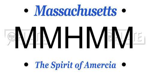 MMHMM Massachusetts License Plate