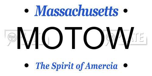 MOTOW Massachusetts License Plate
