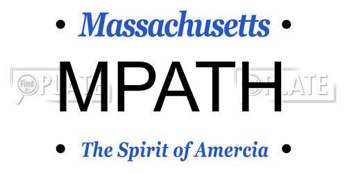 MPATH Massachusetts License Plate
