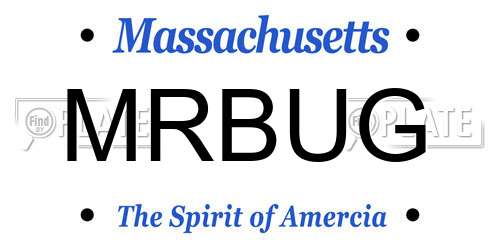 MRBUG Massachusetts License Plate