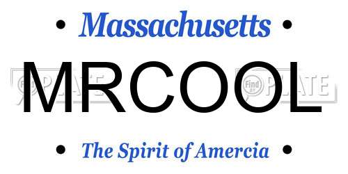 MRCOOL Massachusetts License Plate
