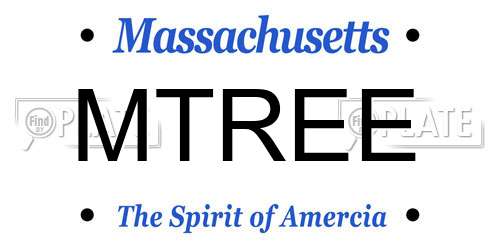MTREE Massachusetts License Plate