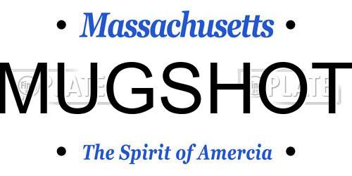 MUGSHOT Massachusetts License Plate