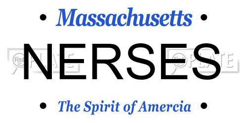 NERSES Massachusetts License Plate