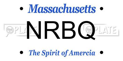 NRBQ Massachusetts License Plate