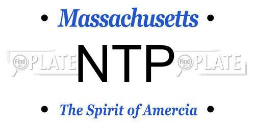 NTP Massachusetts License Plate