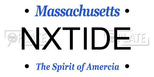NXTIDE Massachusetts License Plate