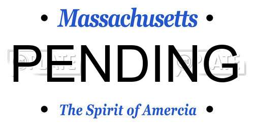 PENDING Massachusetts License Plate