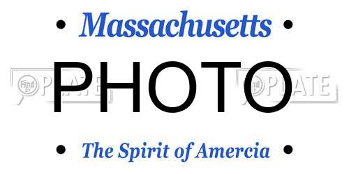 PHOTO Massachusetts License Plate