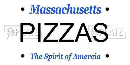 PIZZAS Massachusetts License Plate