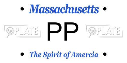 PP Massachusetts License Plate