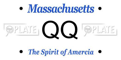 QQ Massachusetts License Plate