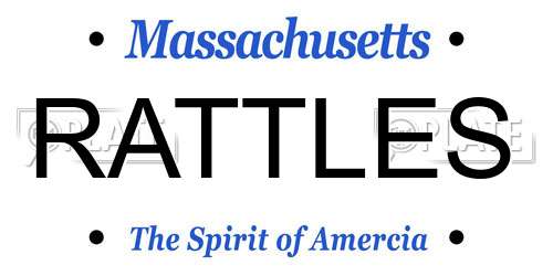 RATTLES Massachusetts License Plate