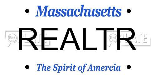 REALTR Massachusetts License Plate