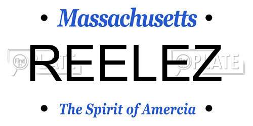 REELEZ Massachusetts License Plate